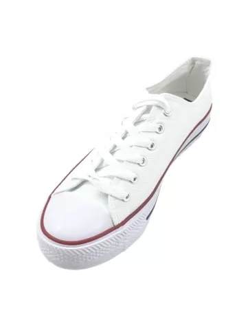 Timbos Zapatos - 123097 Zapatilla Deportiva para Hombre, Color Blanco, Material Textil, Cierre Cordones, Colección Invierno