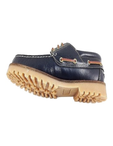 Timbos Zapatos - 111671 Náutico para Hombre, Color Marino, Material Piel, Colección Invierno
