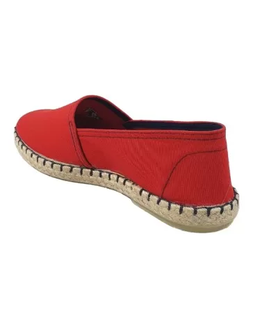 Timbos Zapatos - 123621 Alpargata Esparto para Hombre, Color Rojo, Material Textil, Cierre sin Cordones, Colección Verano