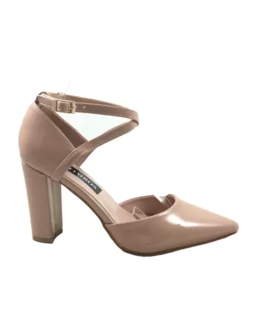 Zapato de tacón de vestir para mujer, nude - Timbos Zapatos