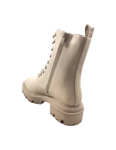 botín plataforma para mujer color beige - Timbos zapatos