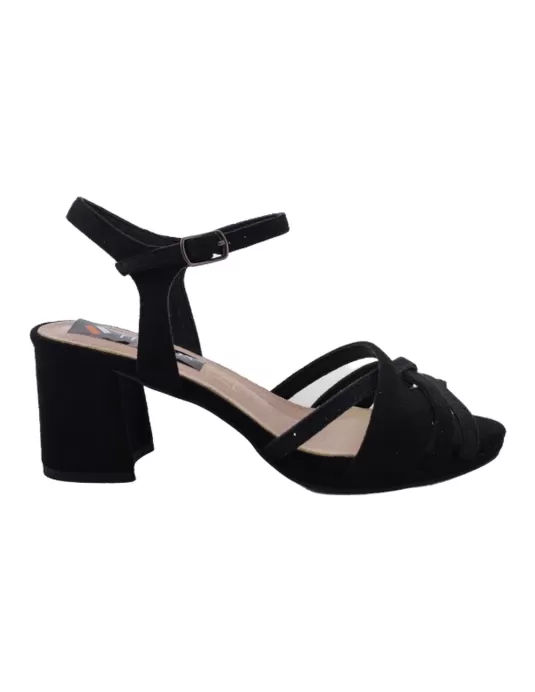Sandalia vestir mujer color negro - Timbos zapatos