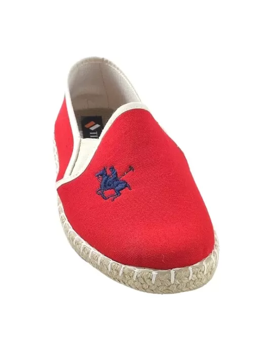 alpargata esparto para hombre color rojo - Timbos Zapatos