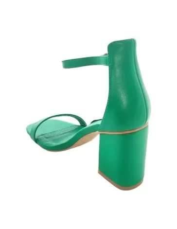 Sandalias vestir mujer color verde - Timbos zapatos