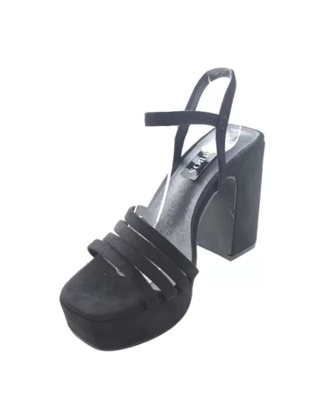 Sandalia vestir para mujer color negro - Timbos zapatos