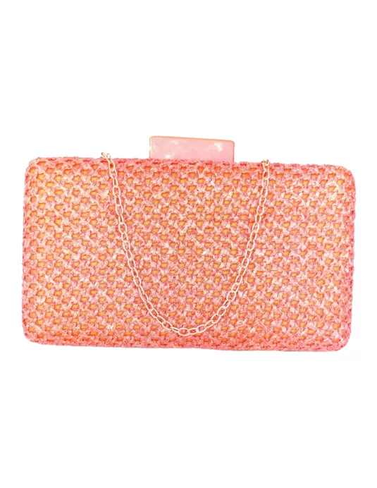 Clutch en color naranja - Timbos zapatos