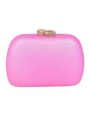 Clutch de fiesta color rosa - Timbos zapatos