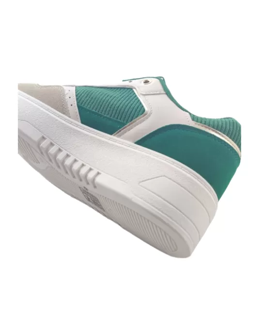 Deportiva para mujer en color verde, plataforma