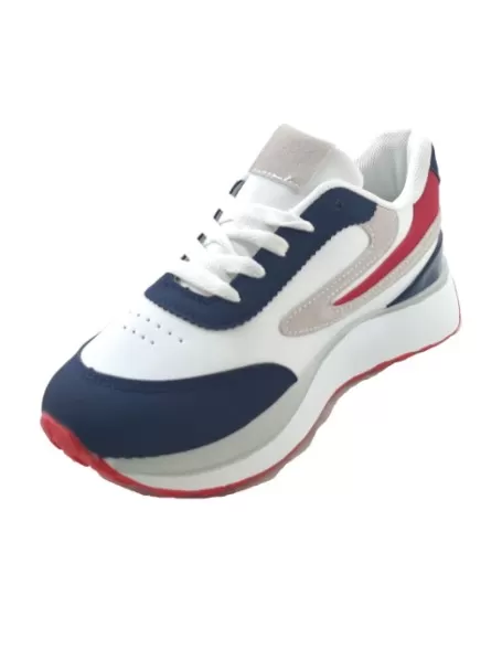 Deportiva para mujer en color marino/blanco - Timbos zapatos