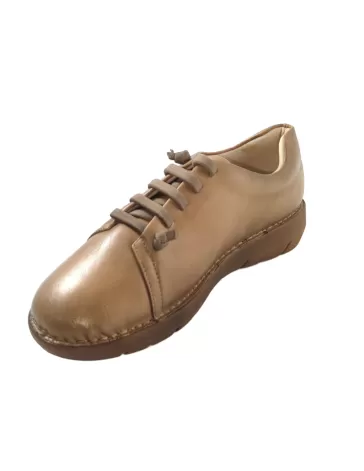 Zapato comodo de mujer en color beige, flexible, Timbos Zapatos