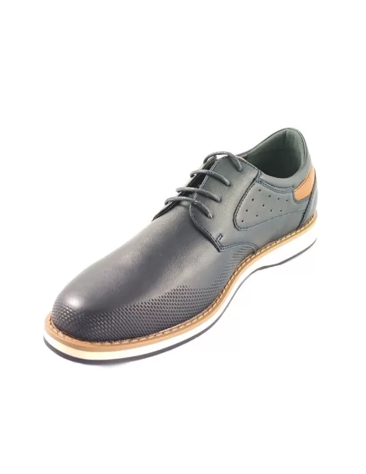 Zapato cordones de hombre color negro - Timbos zapatos