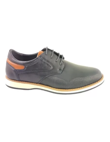 Zapato cordones de hombre color negro Timbos zapatos