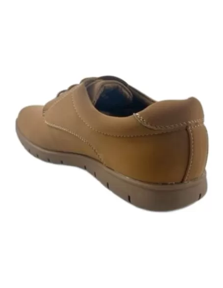 Zapato cómodo de hombre color camel - Timbos Zapatos