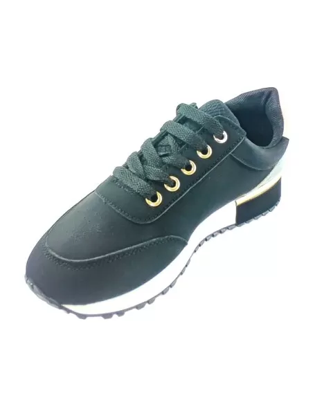 Deportiva para mujer en color negro/azul - Timbos Zapatos