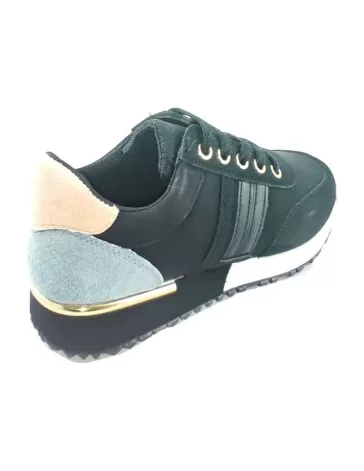 Deportiva para mujer en color negro/azul - Timbos Zapatos