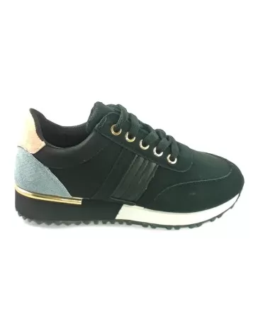 Deportiva para mujer en color negro/azul - Timbos Zapatos