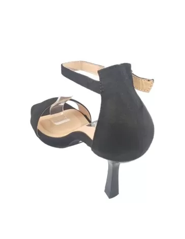 Sandalias vestir mujer color negro - Timbos zapatos