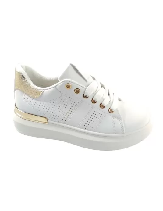 Deportiva para mujer en color blanco -- Timbos Zapatos