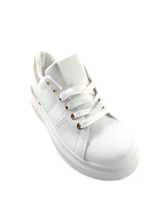 Deportiva para mujer en color blanco -- Timbos Zapatos