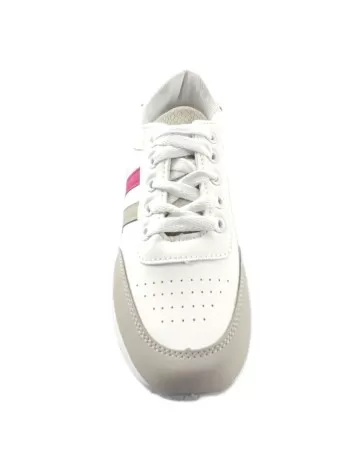 Deportiva para mujer en color gris/fucsia-- Timbos Zapatos