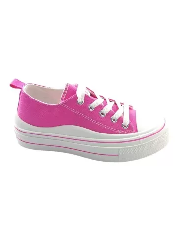 Deportiva para mujer en color fucsia - Timbos Zapatos