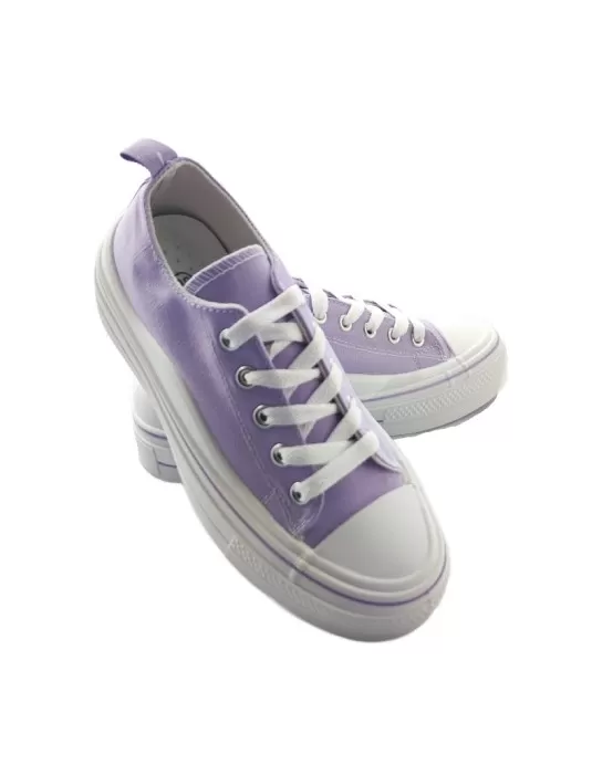 Deportiva para mujer en color purpura- Timbos Zapatos