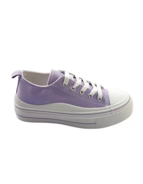 Deportiva para mujer en color purpura- Timbos Zapatos