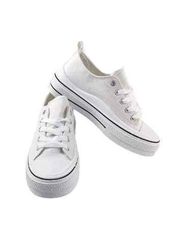 Deportiva para mujer en color blanco- Timbos Zapatos