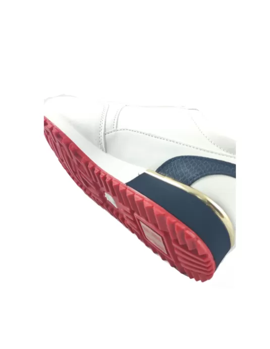 Deportiva para mujer en color blanco/marino-- Timbos Zapatos