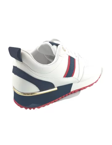 Deportiva para mujer en color blanco/marino-- Timbos Zapatos