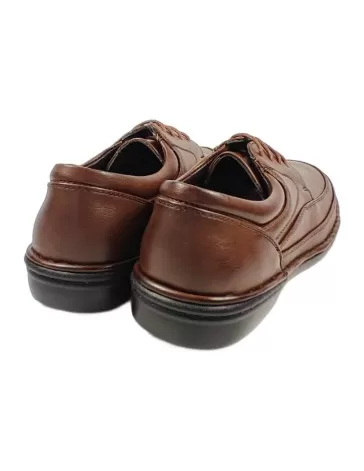 Zapatos cómodo de hombre color cuero - Timbos Zapatos