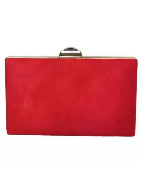 Clutch de fiesta en color Rojo - Timbos Zapatos