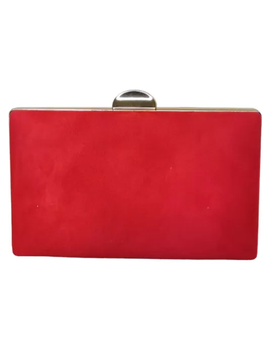 Clutch de fiesta en color Rojo - Timbos Zapatos