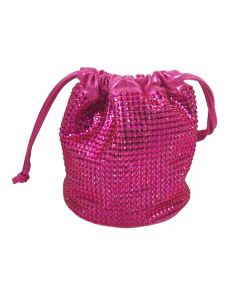 Bolso de fiesta en fucsia, Pedrería - Timbos Zapatos