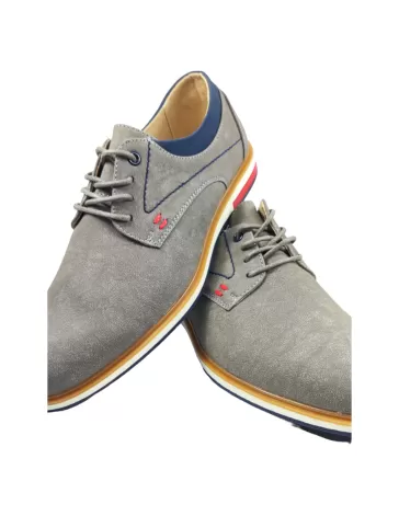 Zapato casual hombre color gris - Timbos Zapatos