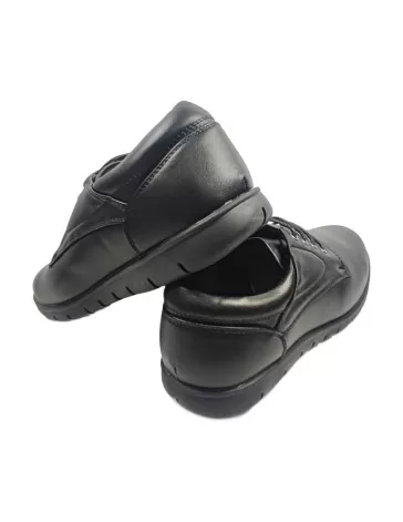 Zapato cómodo hombre color negro - Timbos zapatos