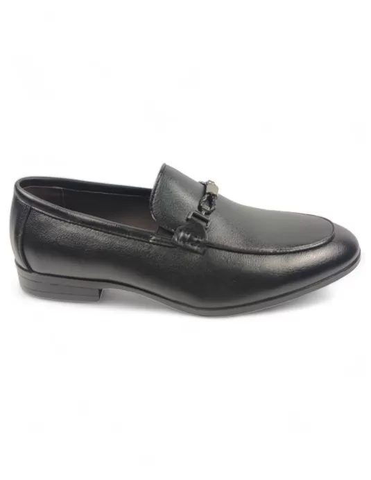 Mocasín de hombre para vestir, color negro - Timbos Zapatos