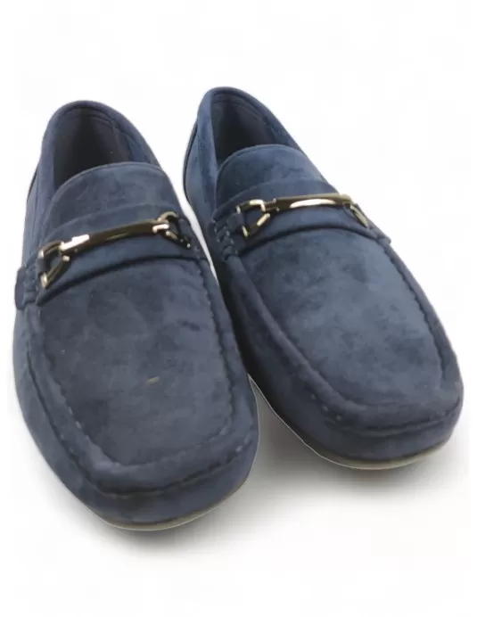 Mocasín cómodo de hombre color marino - Timbos Zapatos