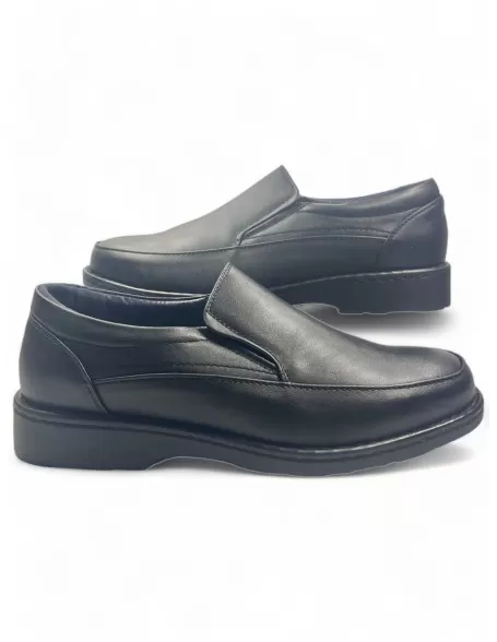 Mocasín cómodo hombre, color negro - Timbos zapatos