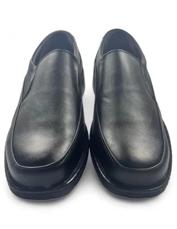 Mocasín cómodo hombre, color negro - Timbos zapatos