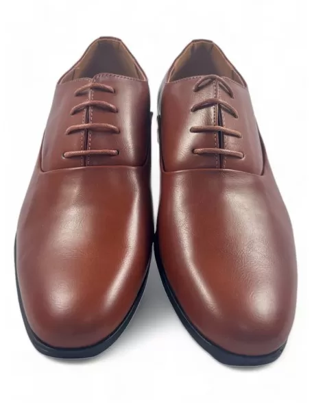 zapato de vestir para hombre color cuero - Timbos zapatos