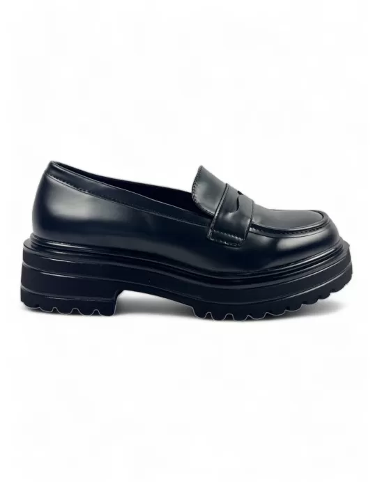 Mocasín de mujer color negro - Timbos Zapatos
