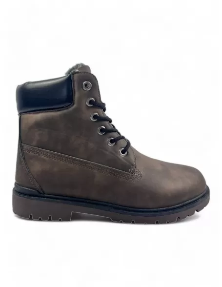 Botas montaña para hombre color marrón - Timbos zapatos