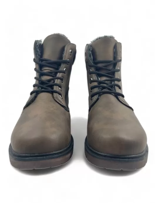 Botas montaña para hombre color marrón - Timbos zapatos