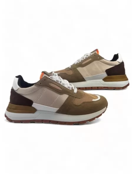 Deportiva de hombre para vestir en color beige - Timbos Zapatos