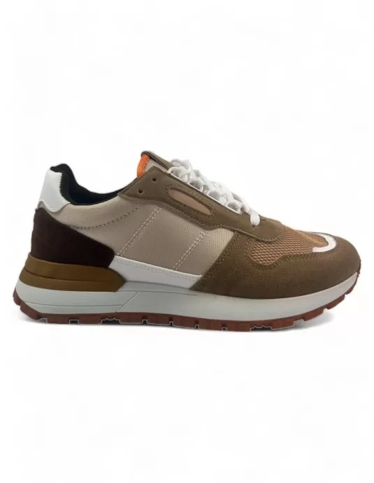 Deportiva de hombre para vestir en color beige - Timbos Zapatos