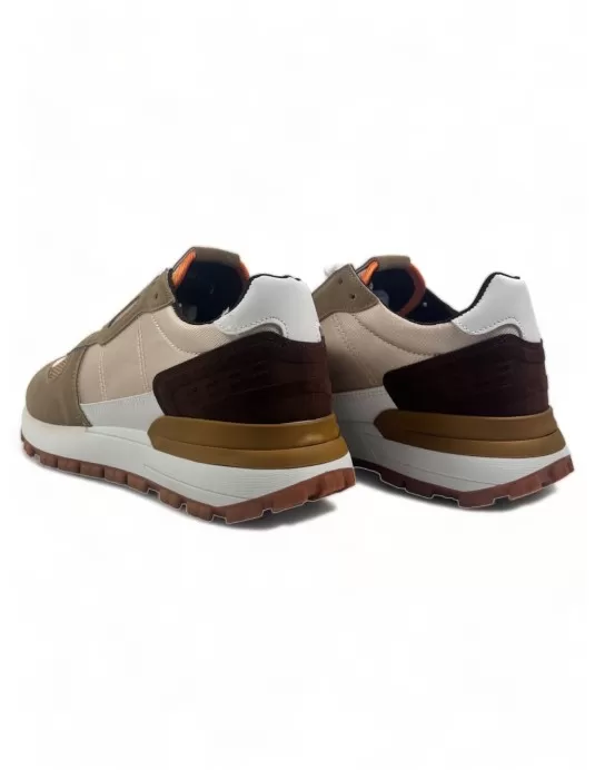 Deportiva de hombre para vestir en color beige - Timbos Zapatos