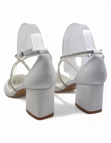 Tacon de vestir para mujer color blanco - Timbos Zapatos