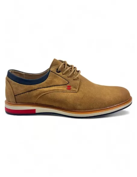 Zapato casual hombre color camel - Timbos zapatos