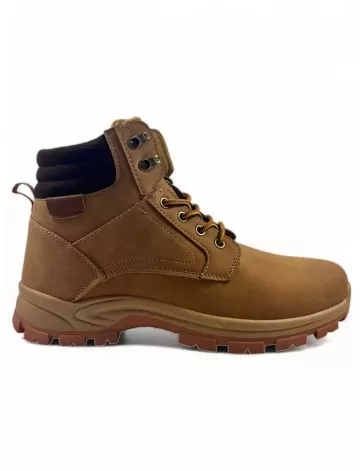 Botas montaña para hombre color camel - Timbos zapatos